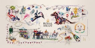 This detailed artwork gives insights into the stories behind Royal Ascot