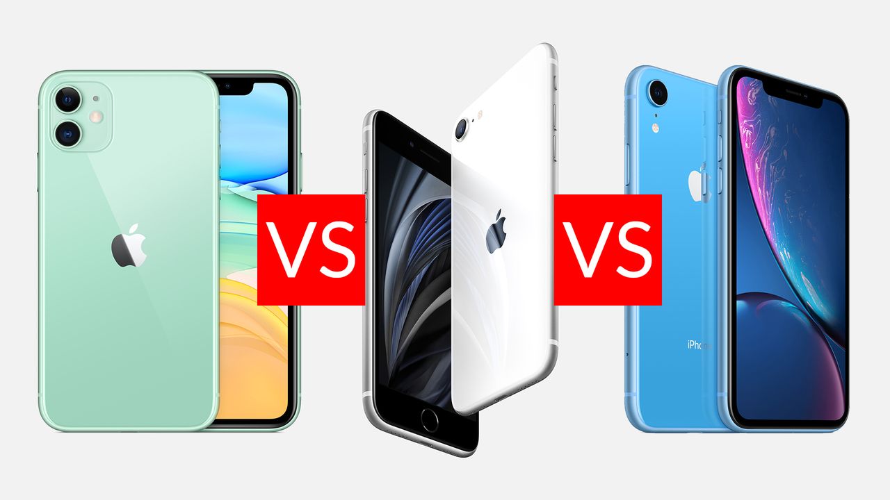 iPhone SE vs iPhone 11 vs iPhone XR