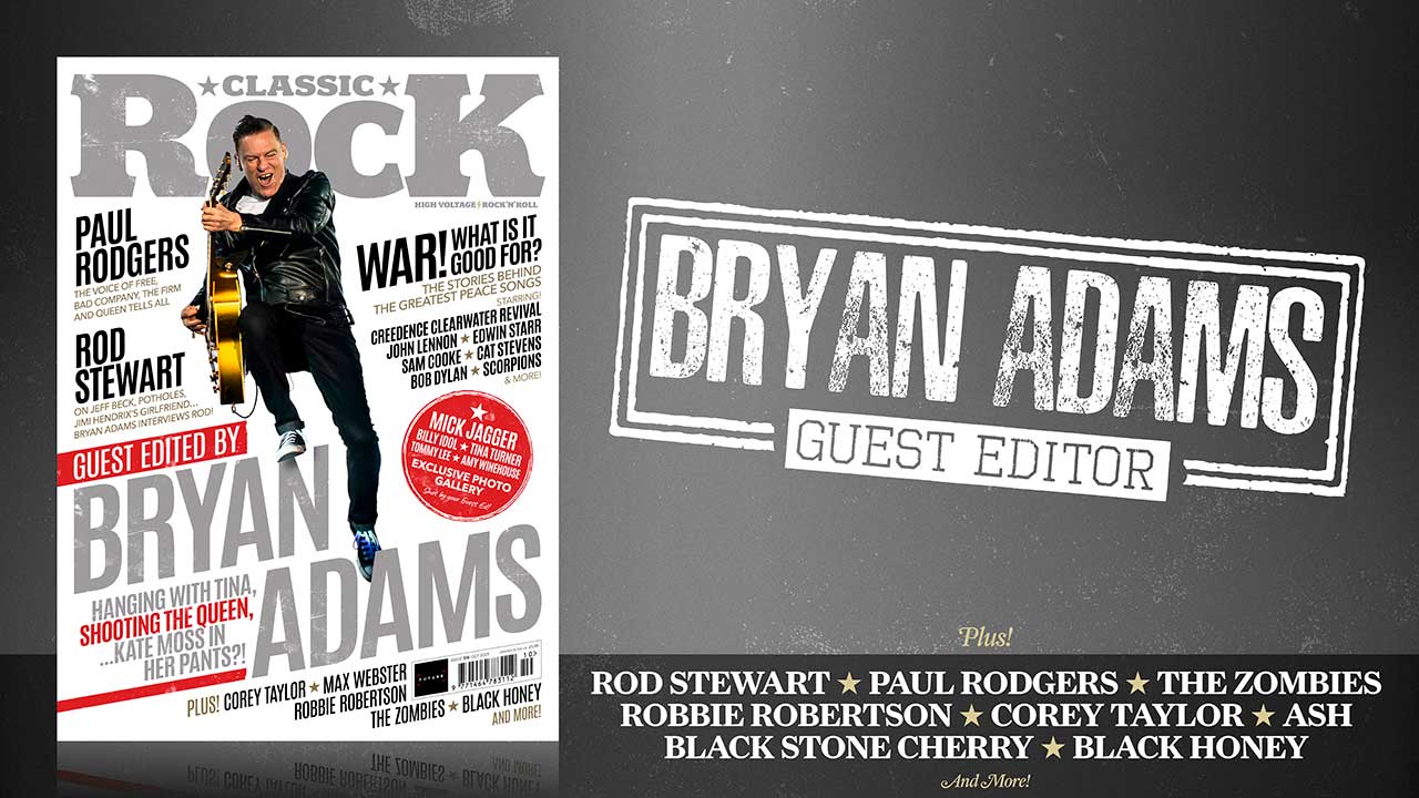 We asked Bryan Adams to guest edit the new issue of Classic Rock