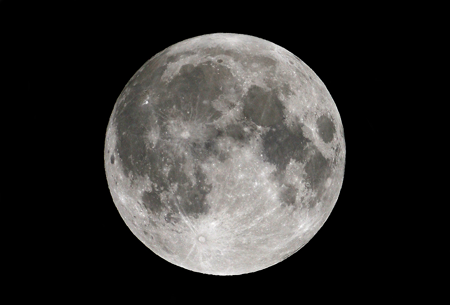 Lunar Photos Through a Telescope 