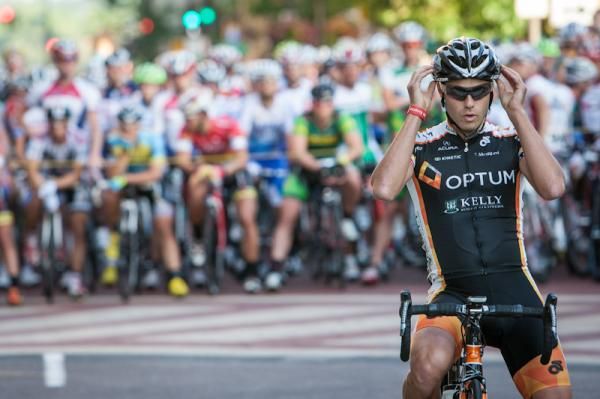 Jesse Anthony (Optum Pro Cycling p/b Kelly Benefit Strategies) gets ready to roll.