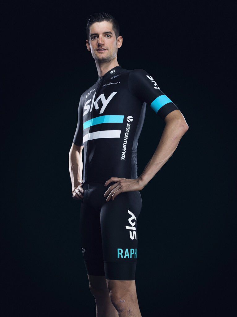 Wout Poels shows off Team Sky's 2016 colours