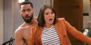 Tone Bell and Nina Dobrev in Fam on CBS