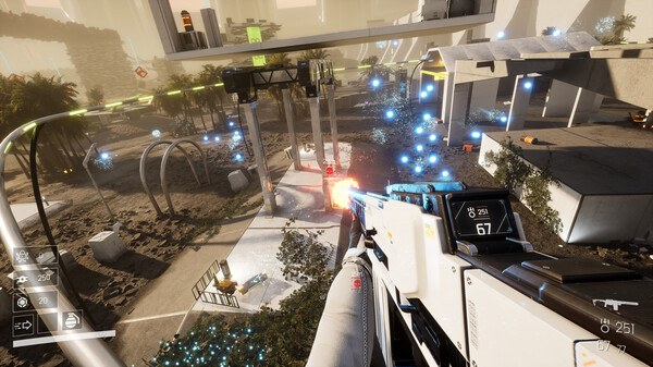 A screenshot from the FPS game Void/Breaker