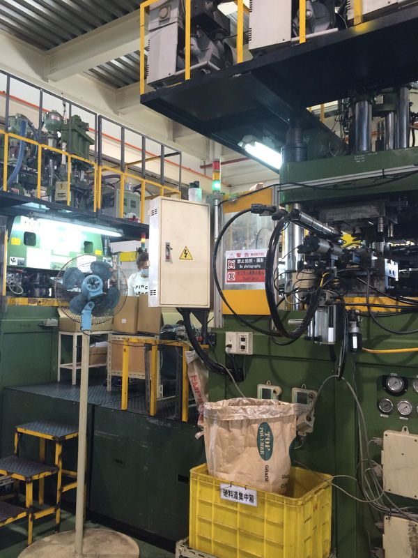 Velo's latest addition is this massive multi-material injection moulding machine