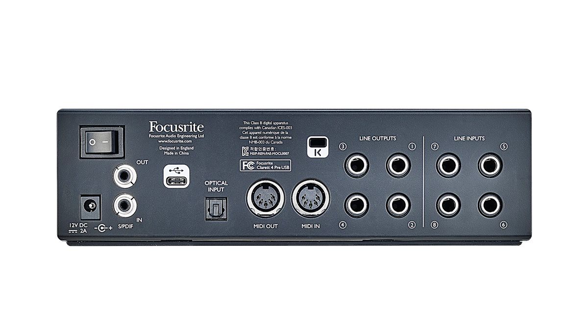 Focusrite Clarett 4Pre USB review | MusicRadar