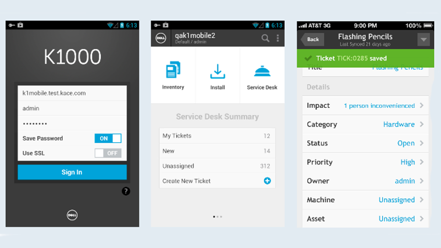 Dell&#039;s KACE GO app