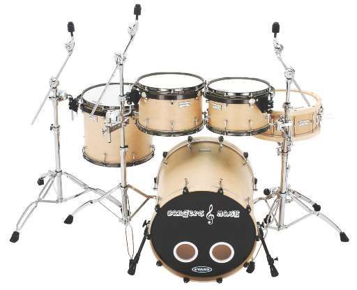 Treated to five coats of natural wax inside and out. The pale tint will mellow and darken slightly as the drums age