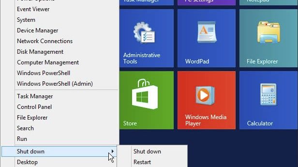 Windows 8.1 start button
