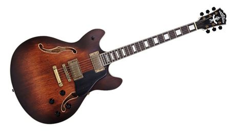The faux-aged antique brown finish gives the HB36 a serious dollop of inherent vibe