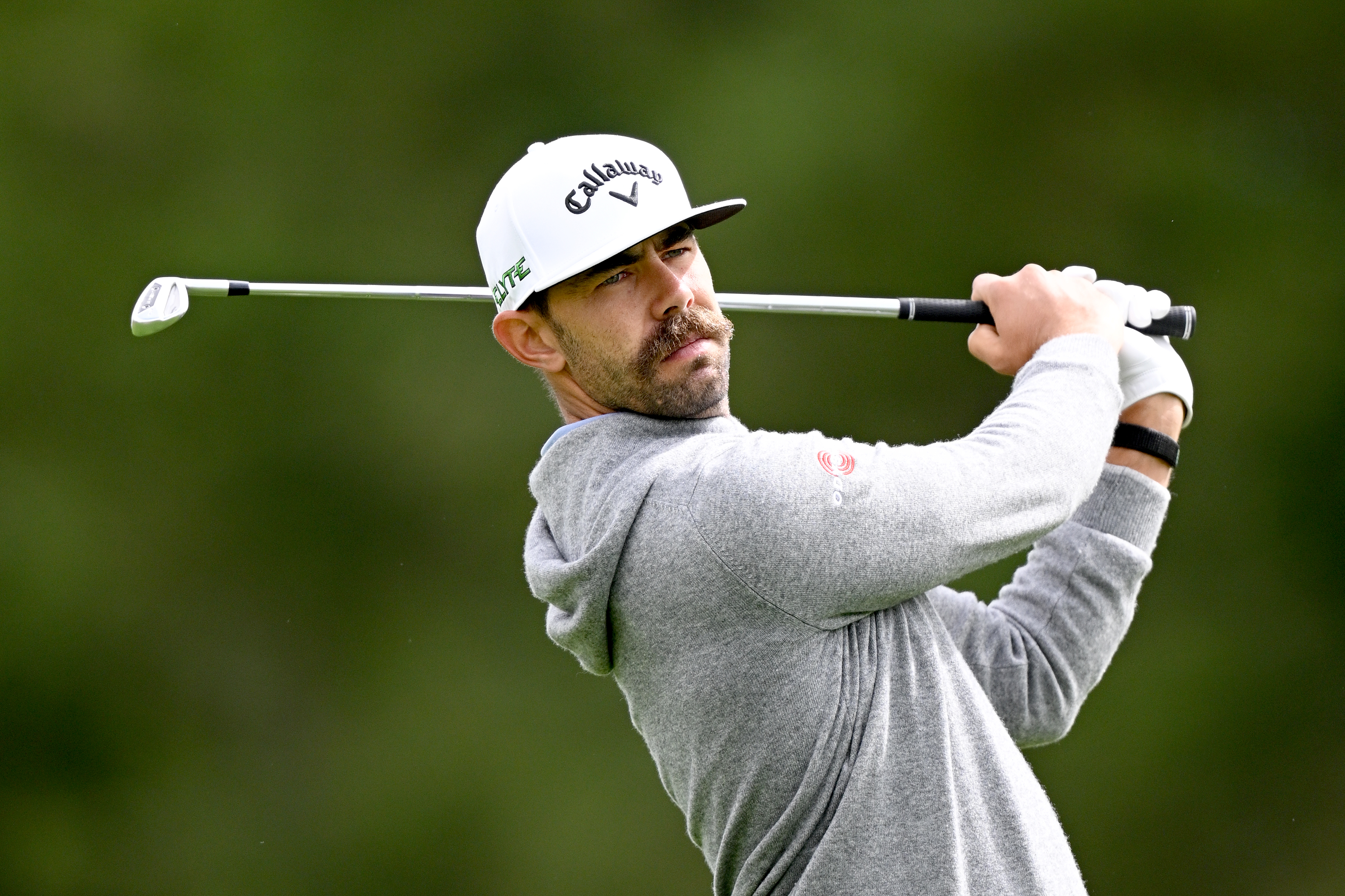 Erik Van Rooyen hits an iron shot