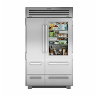 Sub-Zero & Wolf PRO Refrigerator/Freezer with Glass Door