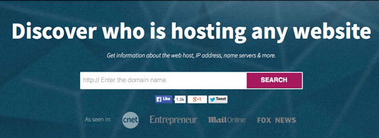 Whoishostingthis.com is a useful, self-explanatory resource