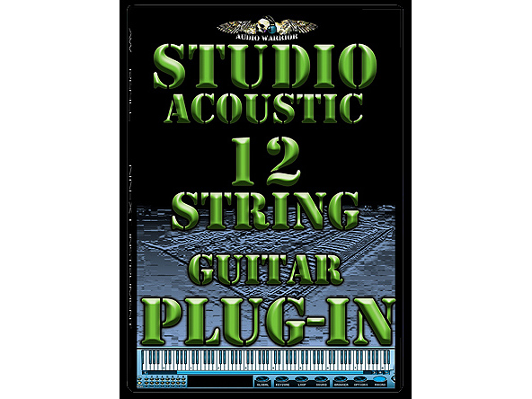 The Audio Warrior 12-string can be strummed manually of automatically.