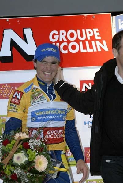 Race leader Borut Bozic (Vacansoleil Pro Cycling Team)