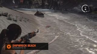 Tomb Raider Shipwreck Beach Mine #2