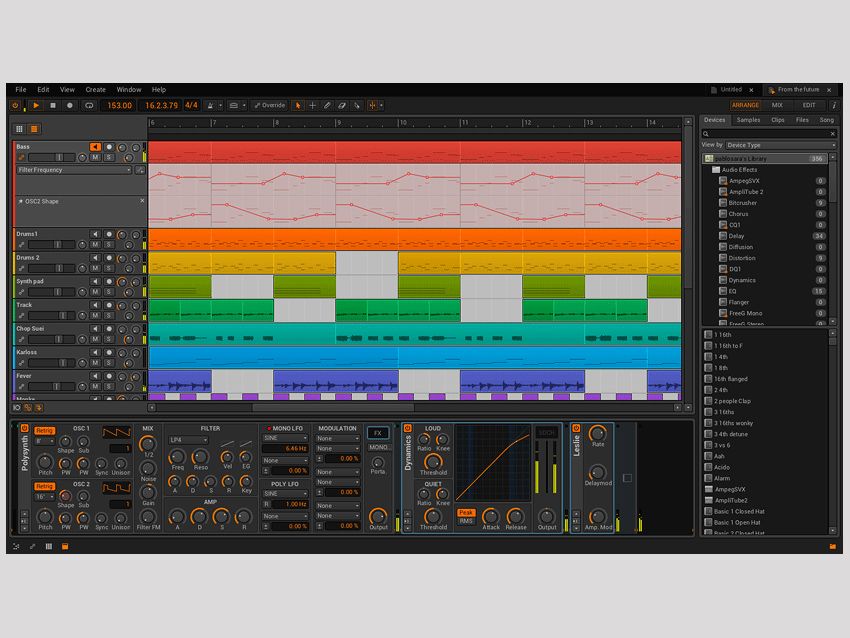 Bitwig Studio: click the image for a gallery of screenshots.
