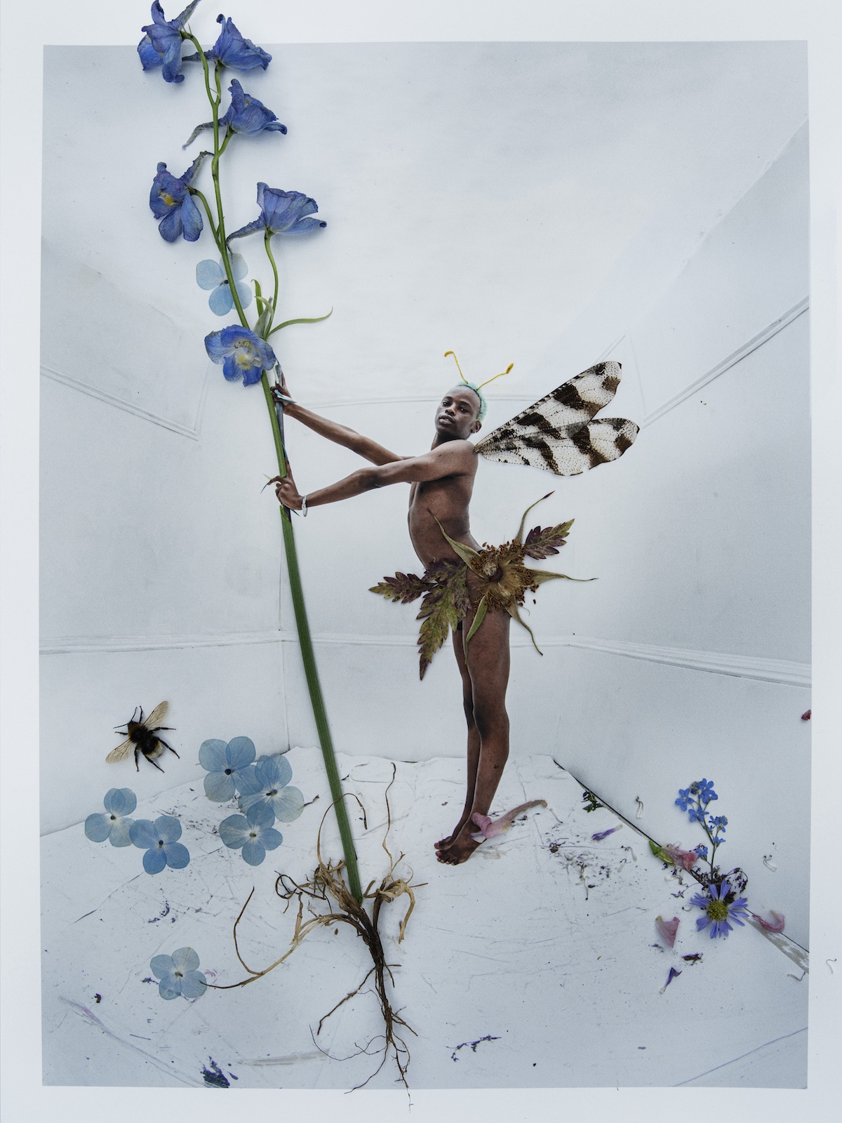 Harry Keita as Delphinium Fairy, London, 2022 &amp;copy; Tim Walker