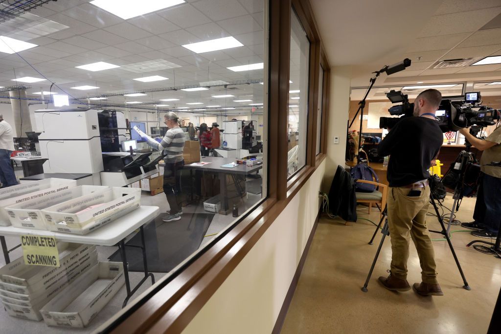 Cameras capturing vote count in Maricopa County