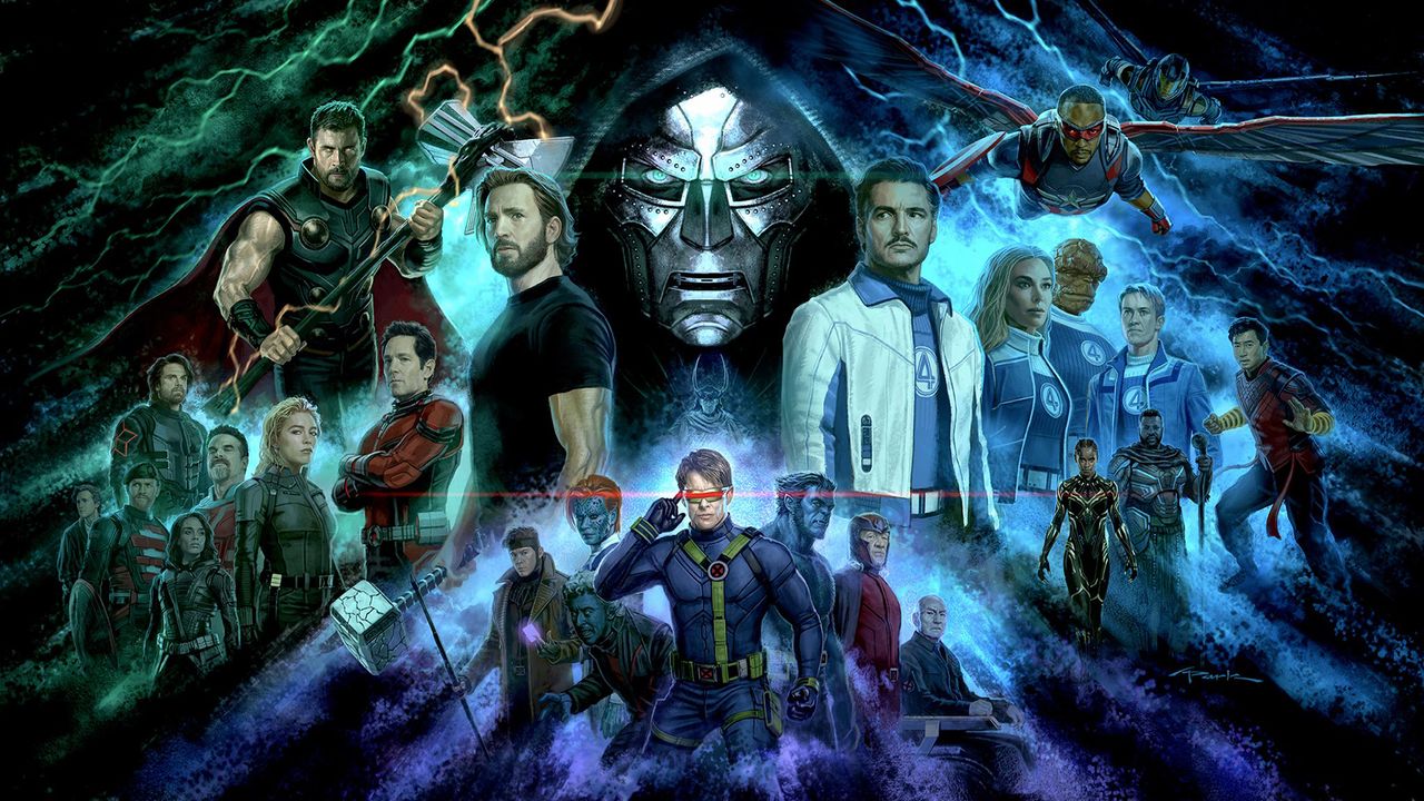 Marvel unveils new Avengers: Doomsday mural featuring its huge heroic ensemble and a menacing Doctor Doom