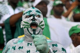 Nigeria fan at AFCON semi-final