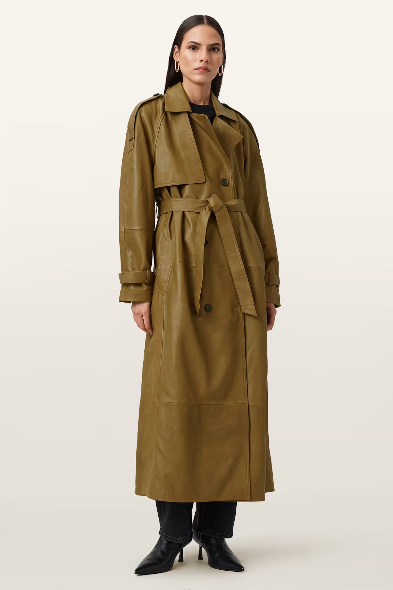 All Saints Reed Leather Trench