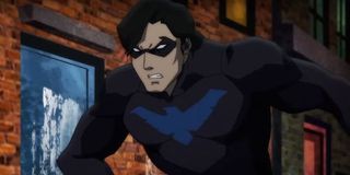 Animated Nightwing running