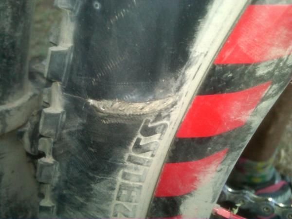 Cheryl Sornson had tire problems all day