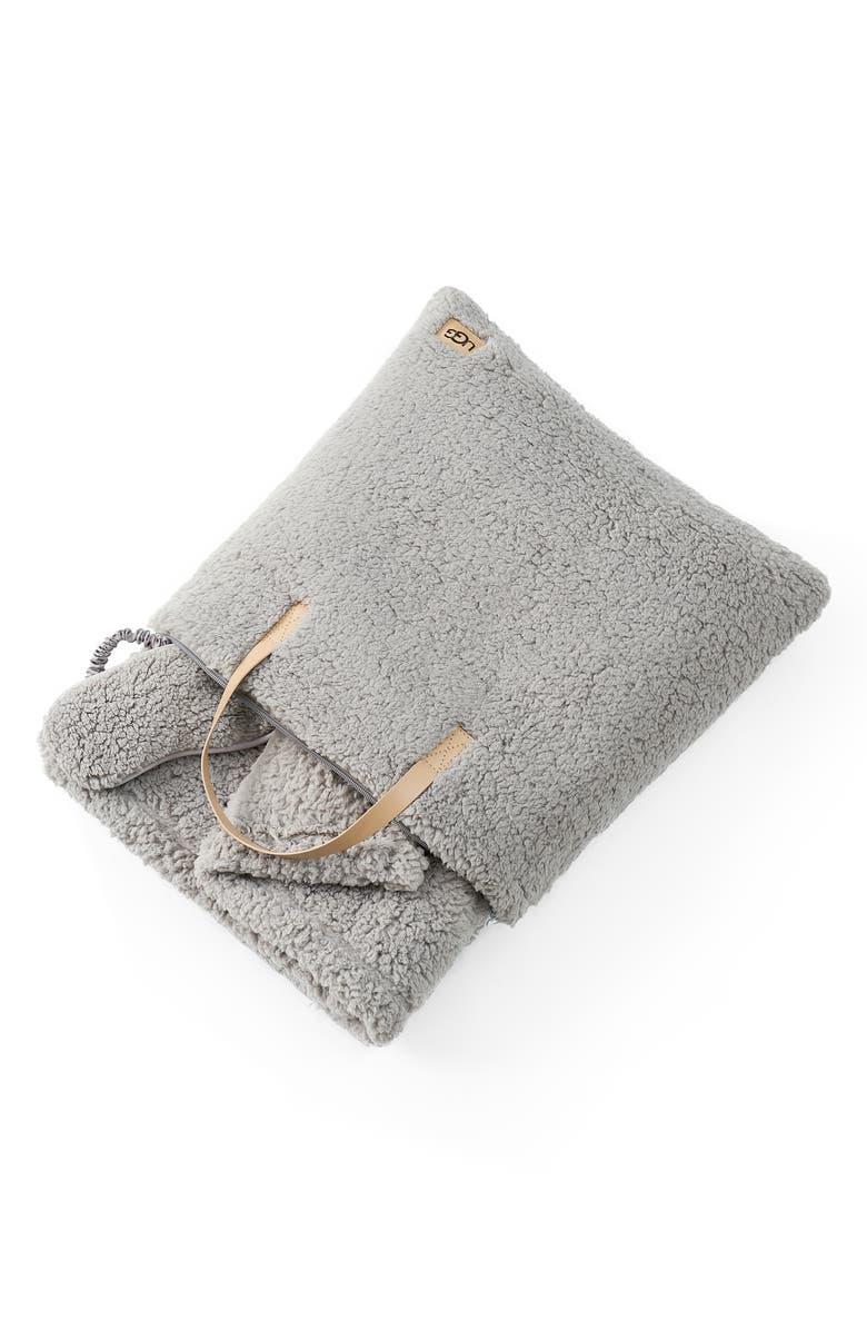 Original Faux Shearling Throw Blanket &amp;amp; Eye Mask Sleep Set