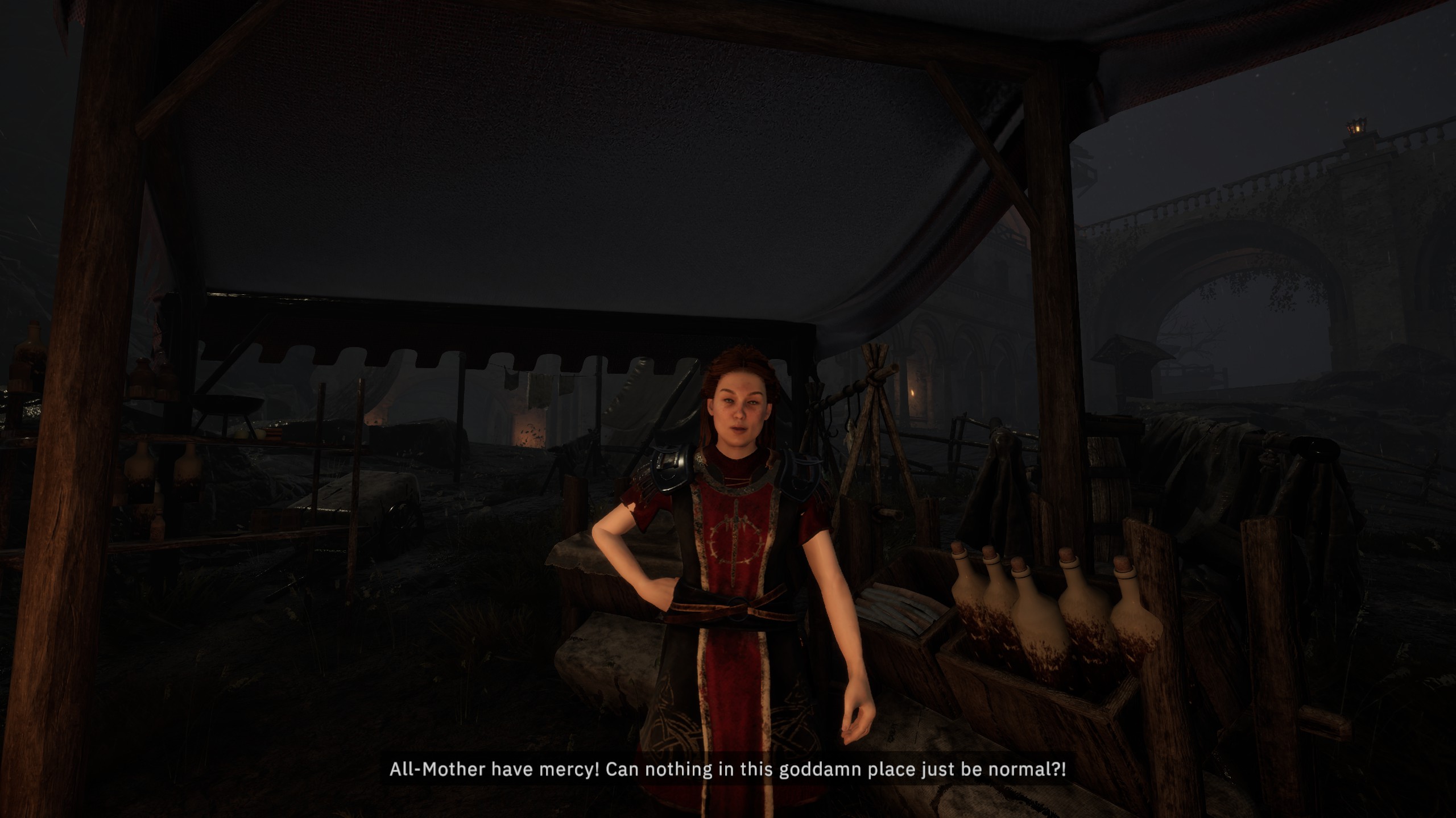 An NPC asks, 