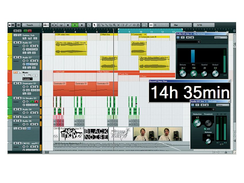Nuendo weighs in at nearly three times the price of its little brother Cubase.