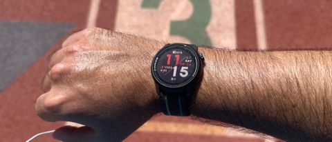 A close up of the COROS PACE 3 watch face