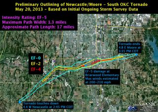 Moore, Oklahoma tornado damage