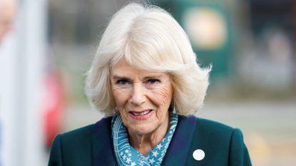 Camilla, Duchess of Cornwall arrives to visit Medway Aircraft Preservation Society