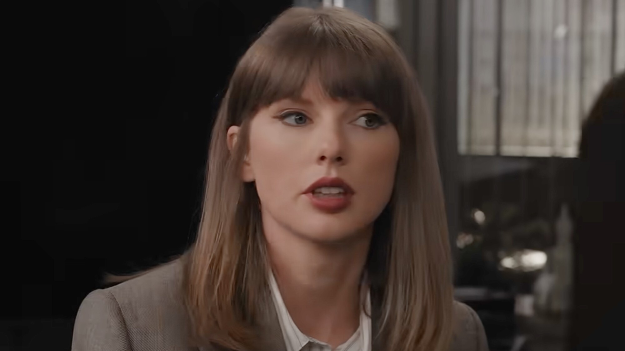Taylor Swift during Law &amp; Order bit at the 2026 Emmys 