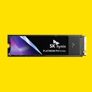 The best NVMe SSDs on colourful backgrounds.