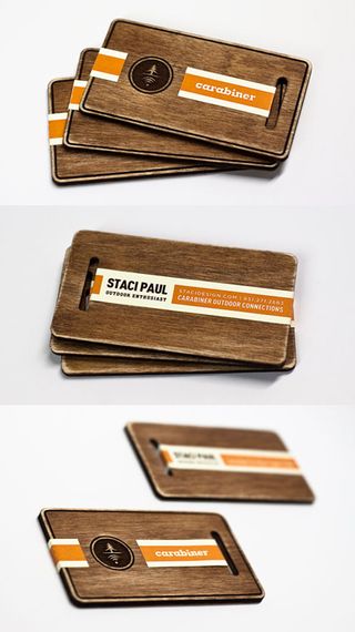 wooden business card designs