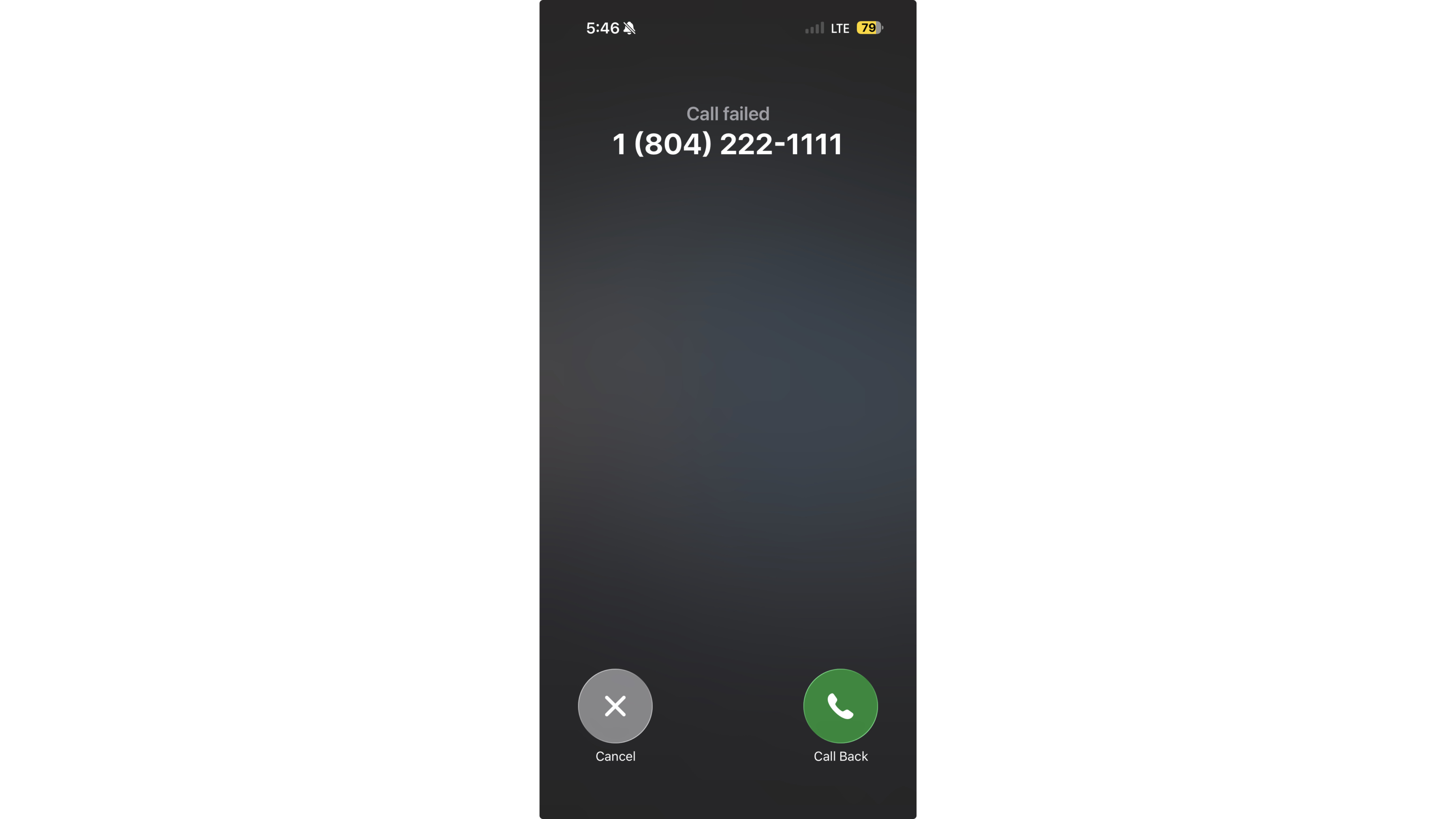 Verizon call fail