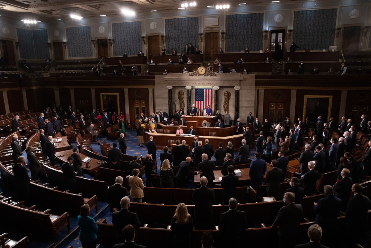 The House floor.