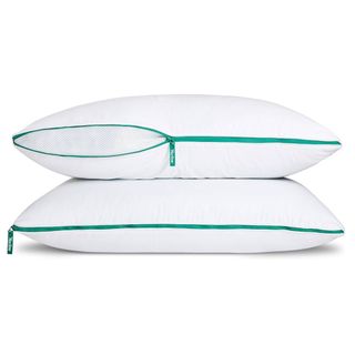 Two Marlow Pillows stacked on top of each other against a white background.