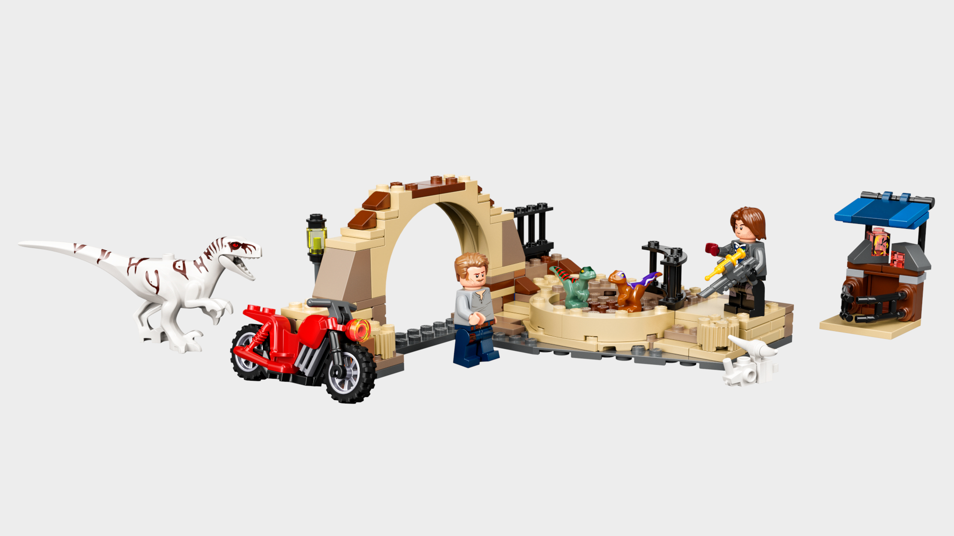 LEGO Jurassic World Atrociraptor Dinosaur: Bike Chase (76945)