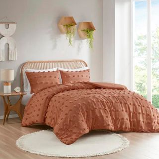 Intelligent Design Clip Jacquard Comforter Set