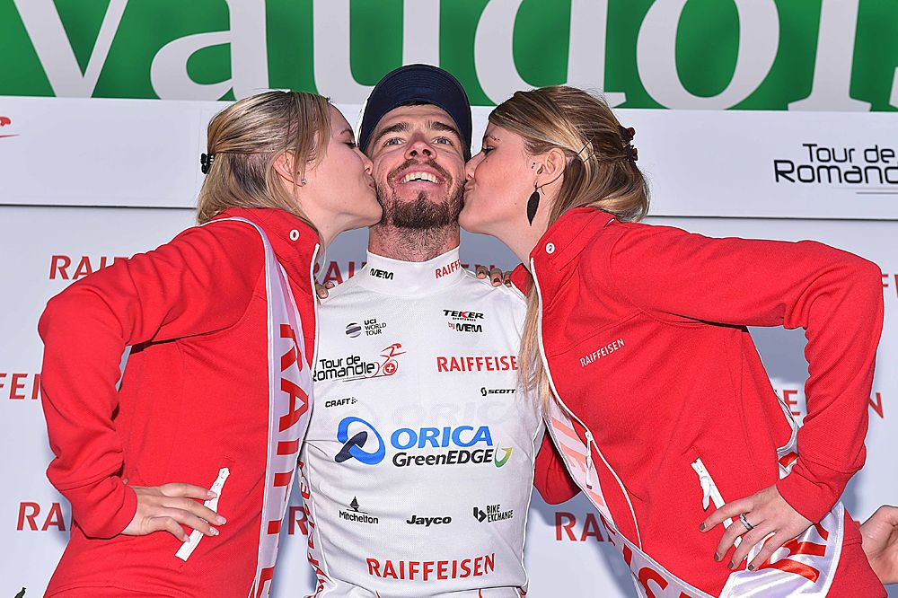 Damien Howson (Orica-GreenEdge) leads the young rider classification at Tour de Romandie