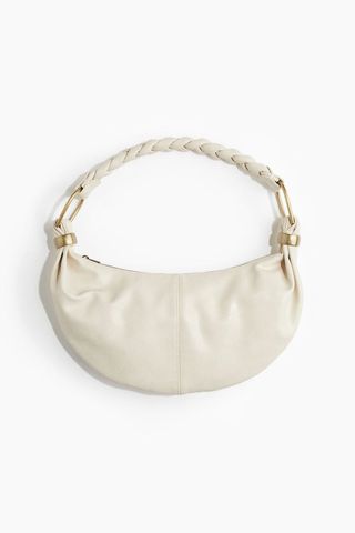 Braided-Strap Shoulder Bag