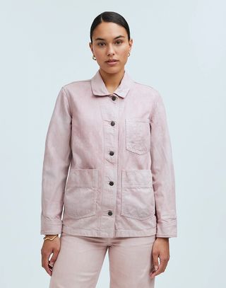 Madewell x MN Dye Studio Denim Chore Coat