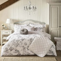 Holly Willoughby Tamsin Grey 100% Cotton Reversible Duvet Cover and Pillowcase SetDunelm's reversible duvet set offers ultimate bedtime luxury approved by Holly herself!