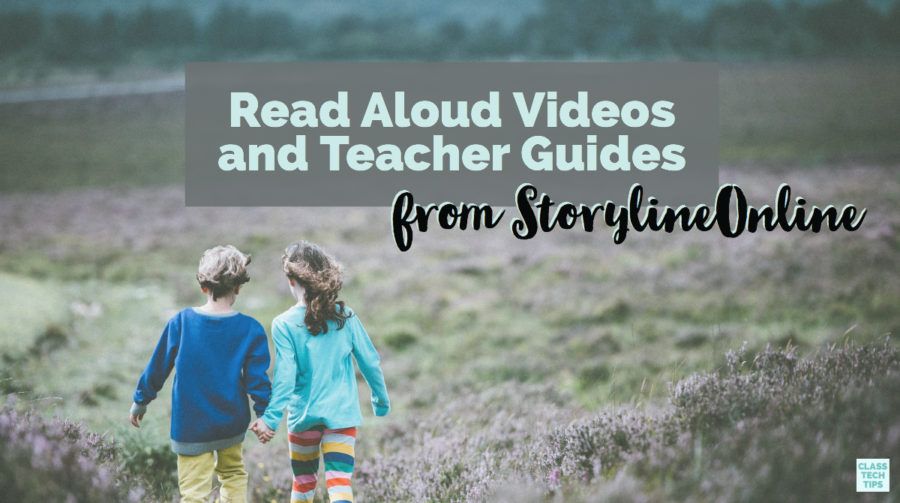 &quot;Read Aloud Videos and Teacher Guides From StorylineOnline&quot; with two kids walking in a field