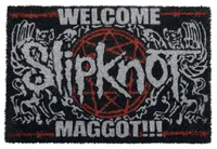 EMP "Welcome Maggot" Door Mat black-white-red by Slipknot EMP "Welcome Maggot" Door Mat black-white-red by Slipknot