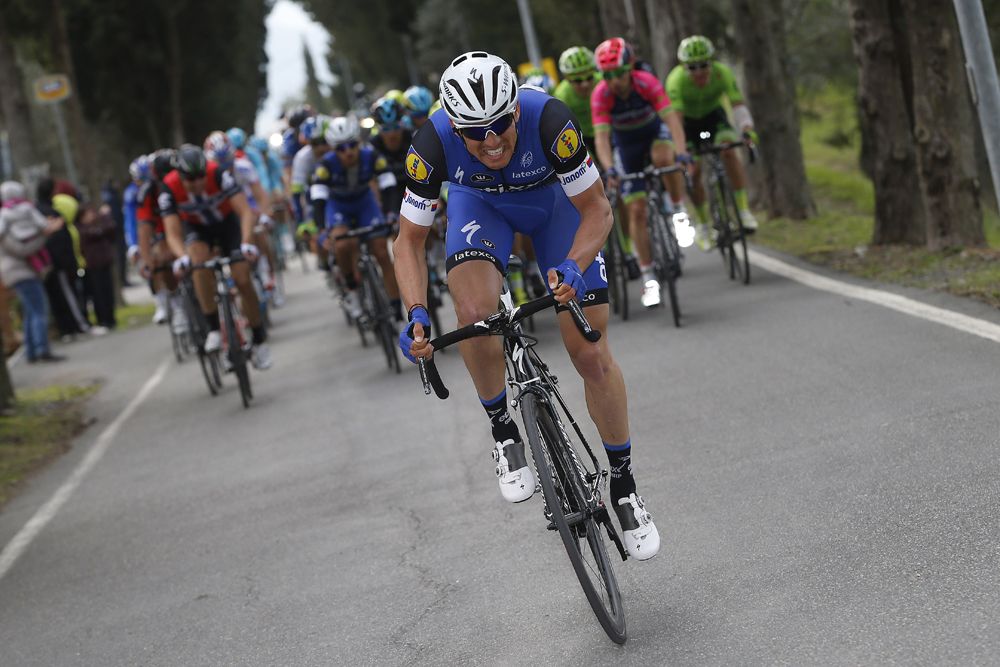 Zdenek Stybar makes his race-winning move