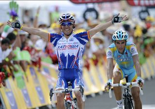 Joaquin Rodriguez wins, Tour de France 2010, stage 12